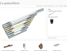 Tablet Screenshot of laquincaillerie.com